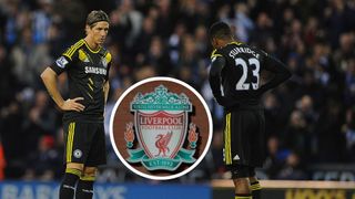 ernando Torres of Chelsea looks dejected with Daniel Sturridge after the 2nd West Brom goal during the Barclays Premier League match between West Bromwich Albion and Chelsea at The Hawthorns on November 17, 2012 in West Bromwich, England. (Photo by Michael Regan/Getty Images) Liverpool