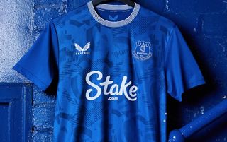 Everton 2024/25 home kit for the new season under Castore