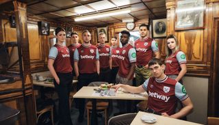 West Ham United 2024/25 home kit for the new Premier League season